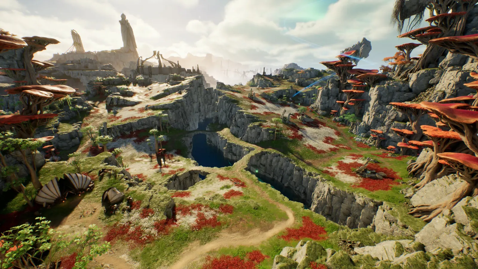 Official AION 2 promotional screenshot from the Steam storefront