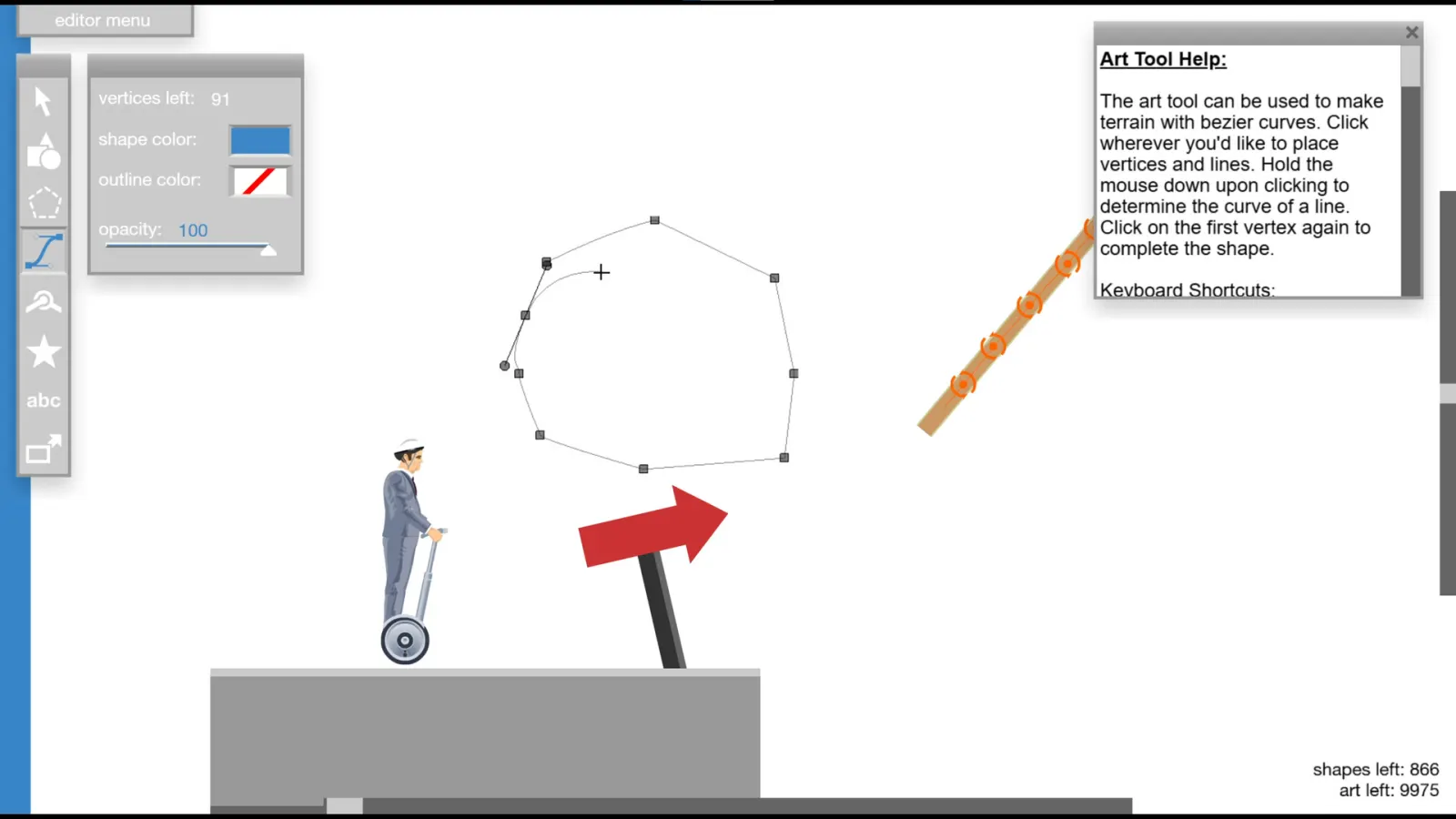 Official Happy Wheels promotional screenshot from the Steam storefront