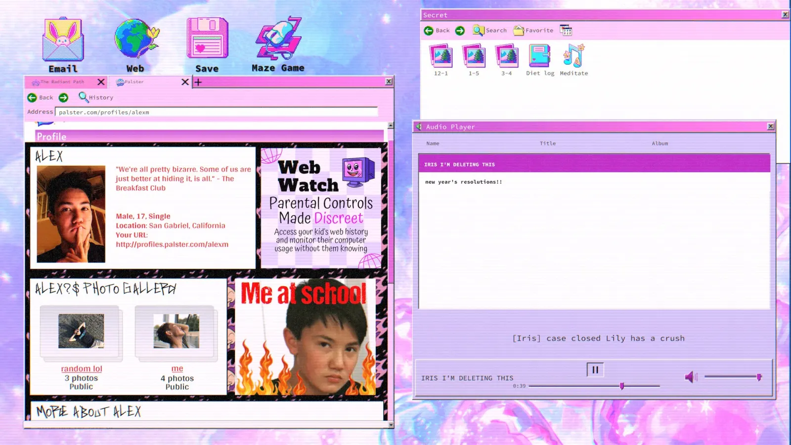 Official lily's world XD environment or feature screenshot
