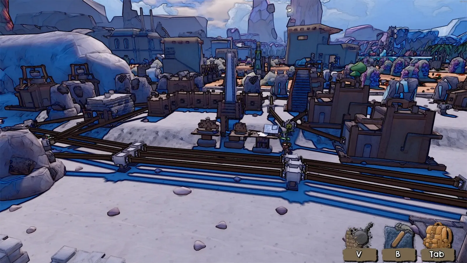 Official Nightwater screenshot showing an island biome or Lighthouse mystery