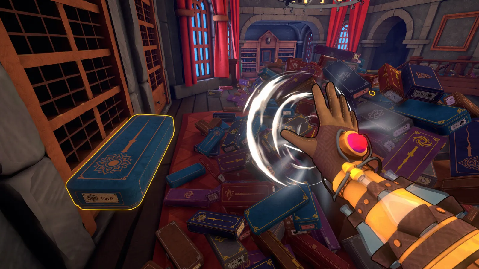 Official Wand & Order: Tidy up the magic shop! promotional screenshot from the Steam storefront